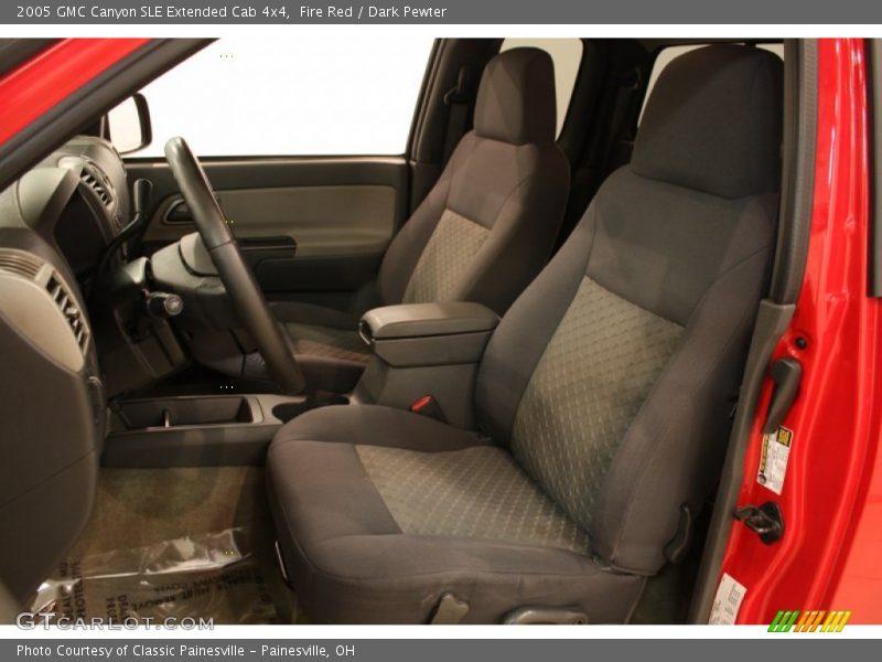 Fire Red / Dark Pewter 2005 GMC Canyon SLE Extended Cab 4x4