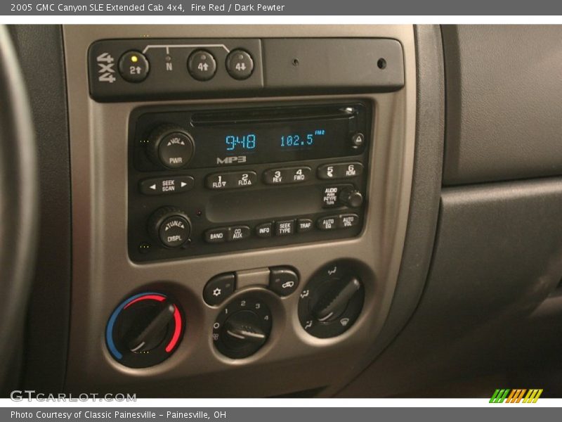 Fire Red / Dark Pewter 2005 GMC Canyon SLE Extended Cab 4x4