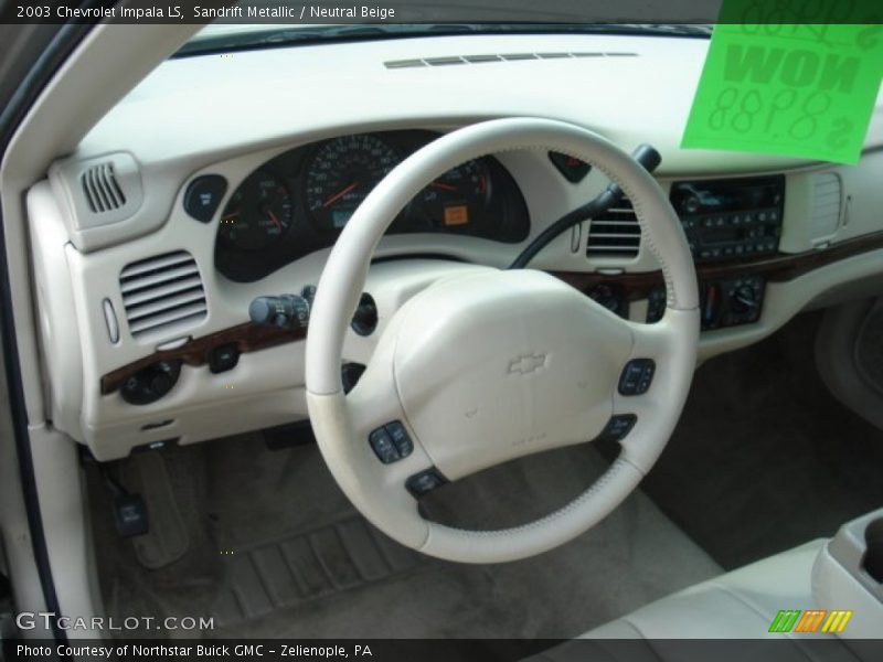 Sandrift Metallic / Neutral Beige 2003 Chevrolet Impala LS