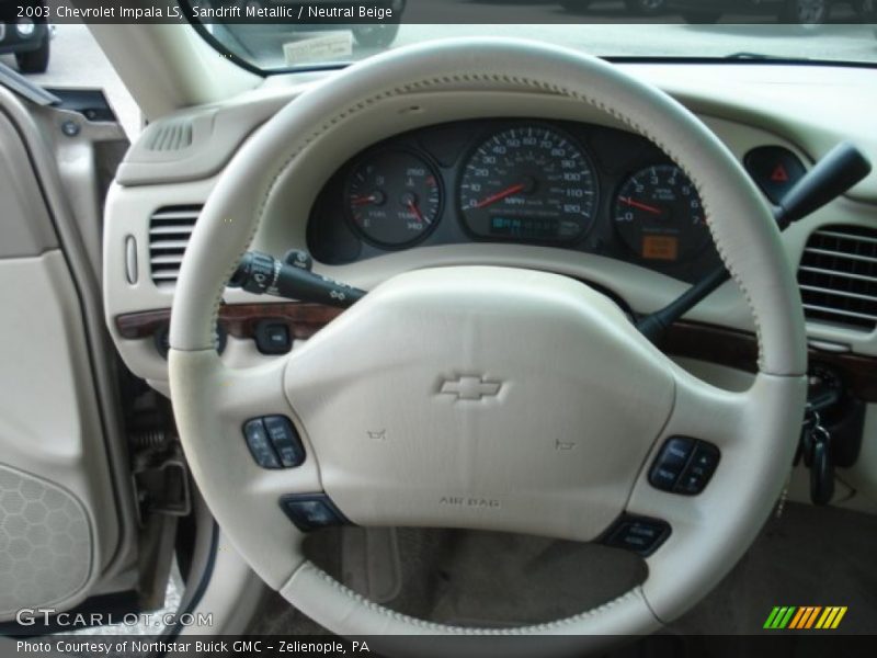 Sandrift Metallic / Neutral Beige 2003 Chevrolet Impala LS
