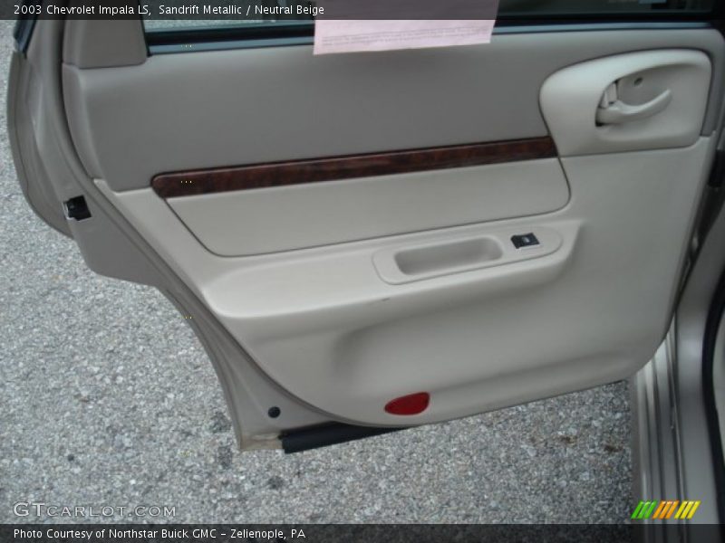 Sandrift Metallic / Neutral Beige 2003 Chevrolet Impala LS