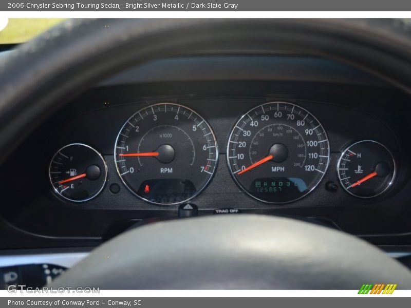 Bright Silver Metallic / Dark Slate Gray 2006 Chrysler Sebring Touring Sedan
