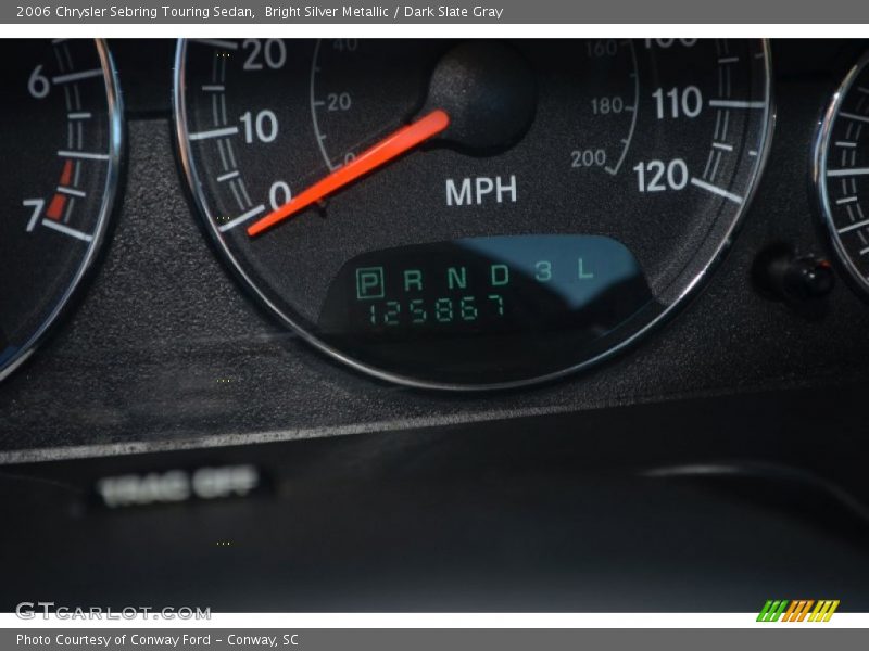 Bright Silver Metallic / Dark Slate Gray 2006 Chrysler Sebring Touring Sedan
