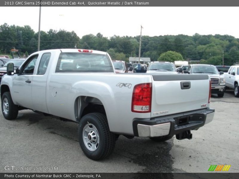 Quicksilver Metallic / Dark Titanium 2013 GMC Sierra 2500HD Extended Cab 4x4