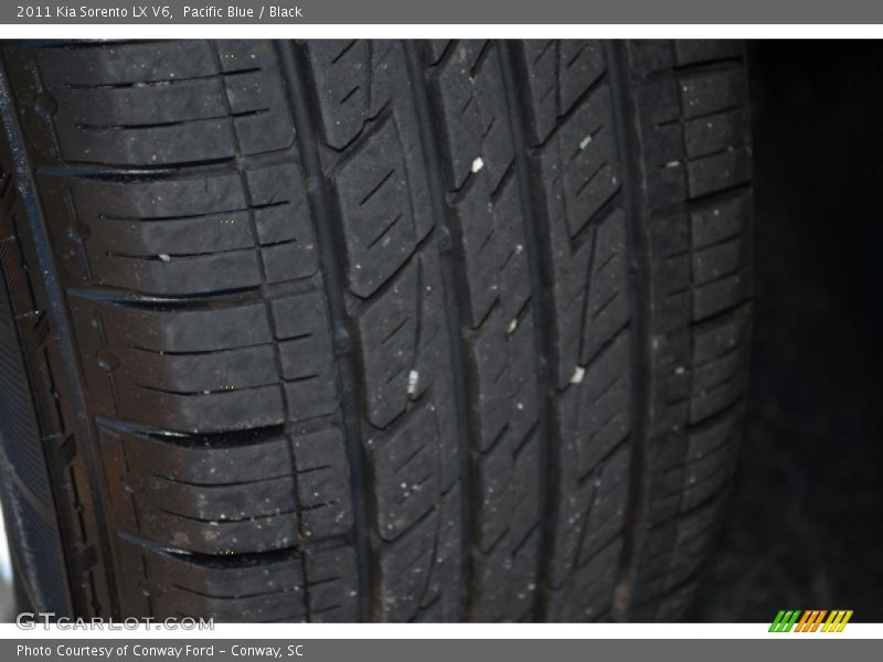 Pacific Blue / Black 2011 Kia Sorento LX V6