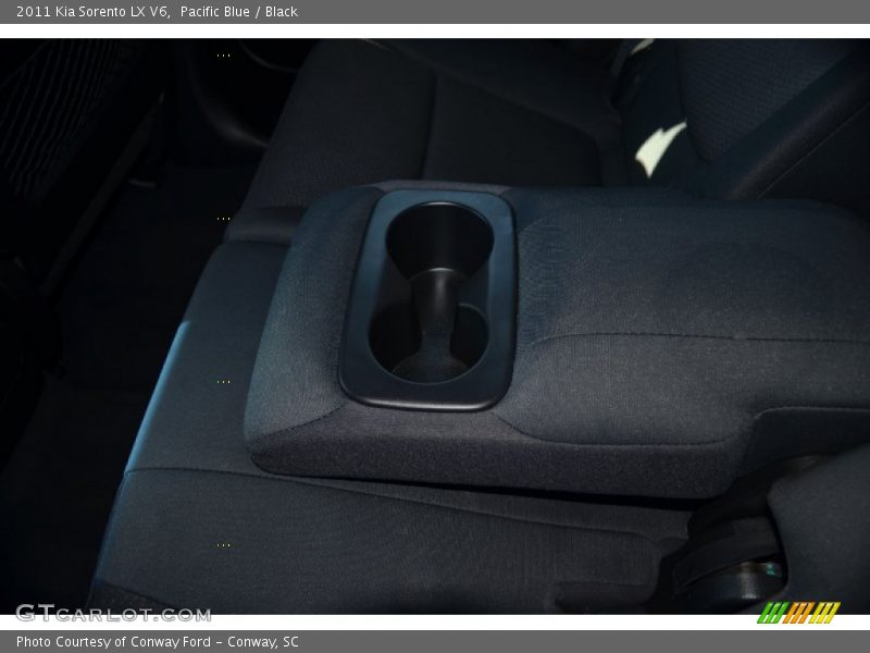 Pacific Blue / Black 2011 Kia Sorento LX V6