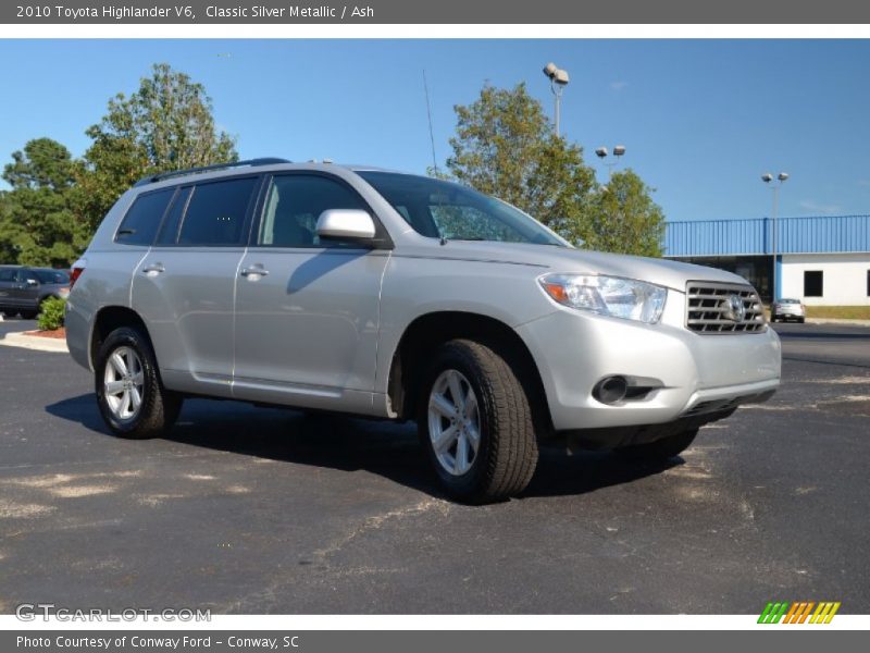 Classic Silver Metallic / Ash 2010 Toyota Highlander V6
