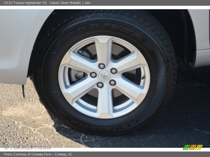 Classic Silver Metallic / Ash 2010 Toyota Highlander V6