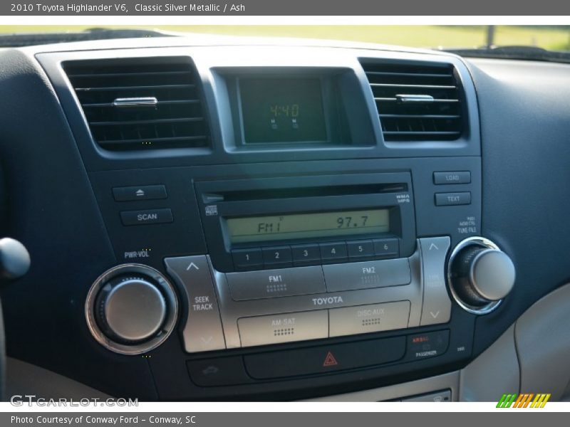 Classic Silver Metallic / Ash 2010 Toyota Highlander V6