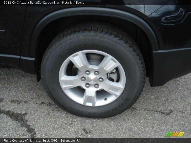 Carbon Black Metallic / Ebony 2012 GMC Acadia SL AWD