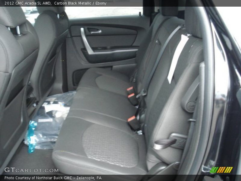 Carbon Black Metallic / Ebony 2012 GMC Acadia SL AWD