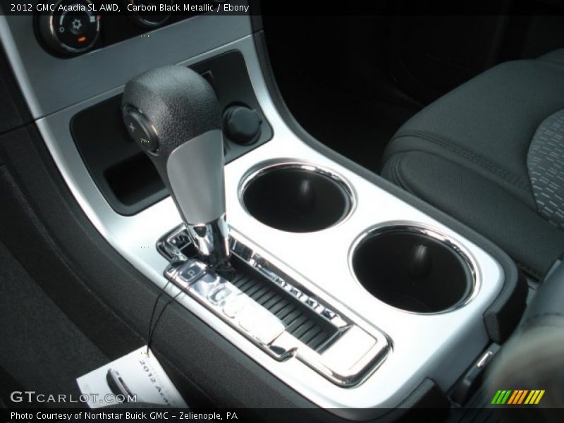 Carbon Black Metallic / Ebony 2012 GMC Acadia SL AWD
