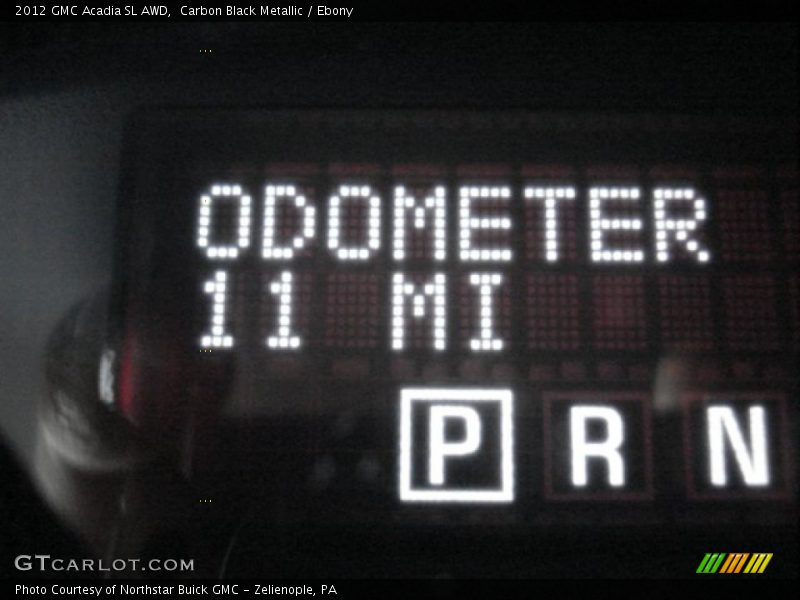 Carbon Black Metallic / Ebony 2012 GMC Acadia SL AWD