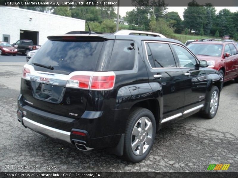 Carbon Black Metallic / Jet Black 2013 GMC Terrain Denali AWD