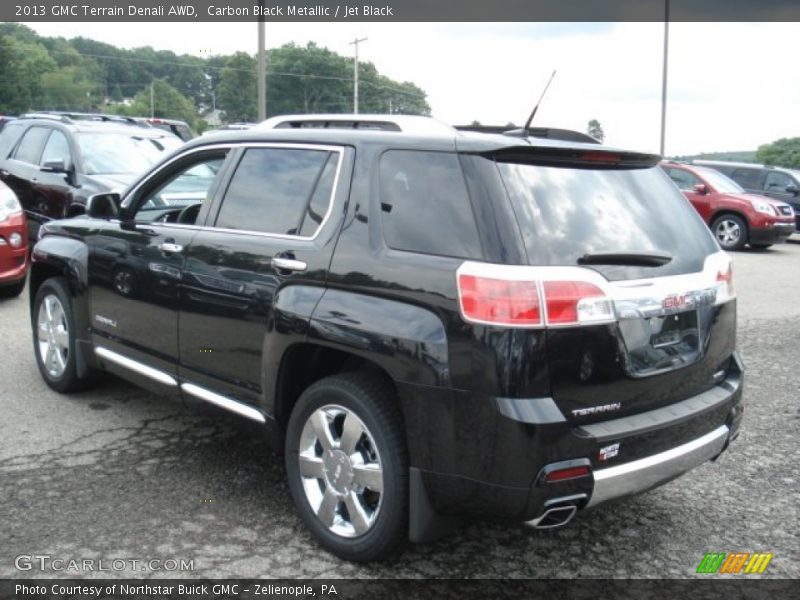Carbon Black Metallic / Jet Black 2013 GMC Terrain Denali AWD