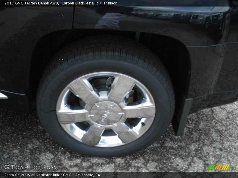 Carbon Black Metallic / Jet Black 2013 GMC Terrain Denali AWD