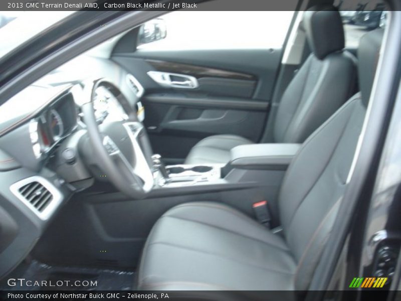 Carbon Black Metallic / Jet Black 2013 GMC Terrain Denali AWD