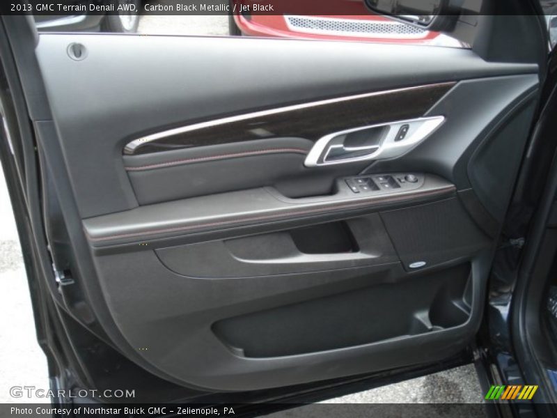 Carbon Black Metallic / Jet Black 2013 GMC Terrain Denali AWD