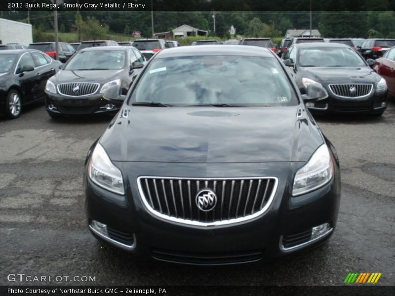 Smoky Gray Metallic / Ebony 2012 Buick Regal