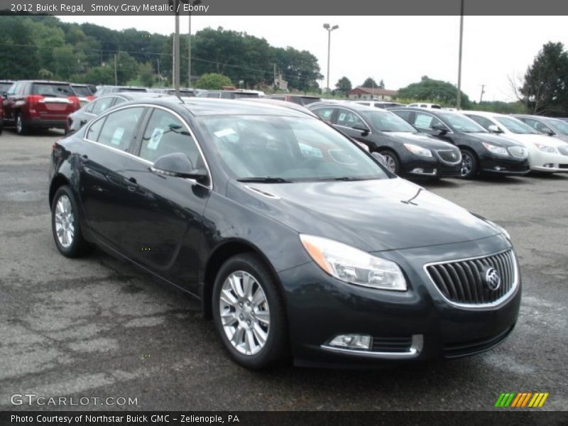 Smoky Gray Metallic / Ebony 2012 Buick Regal