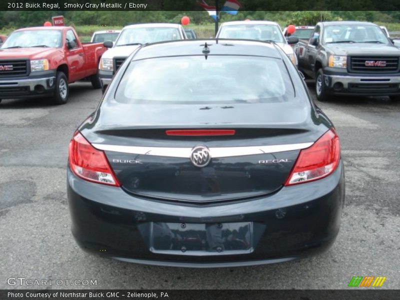 Smoky Gray Metallic / Ebony 2012 Buick Regal