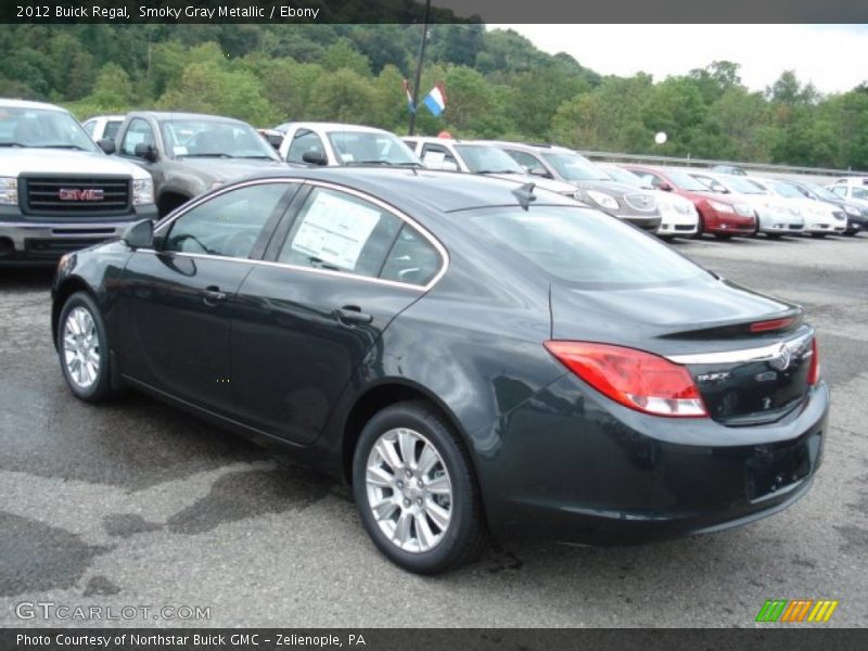 Smoky Gray Metallic / Ebony 2012 Buick Regal