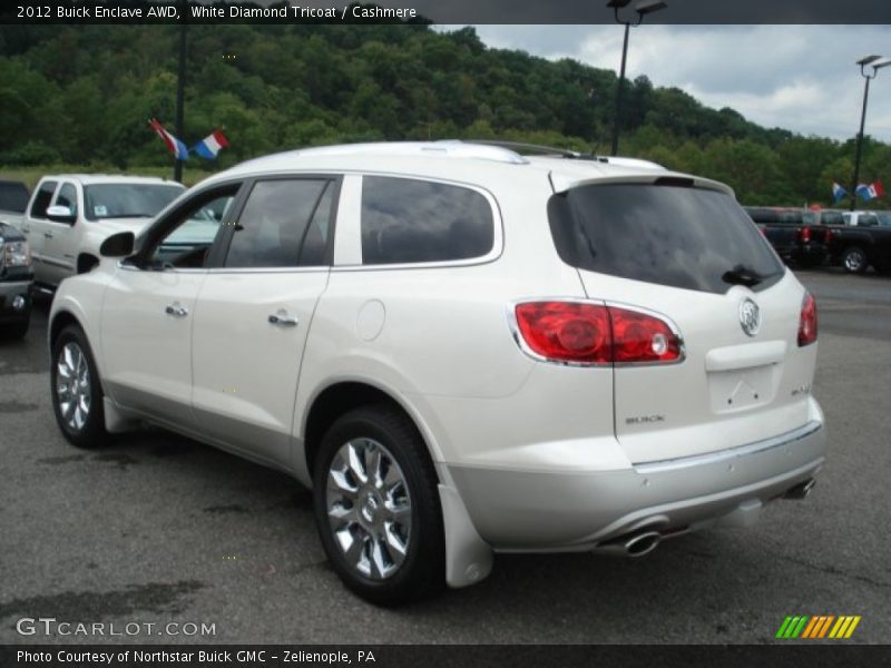 White Diamond Tricoat / Cashmere 2012 Buick Enclave AWD