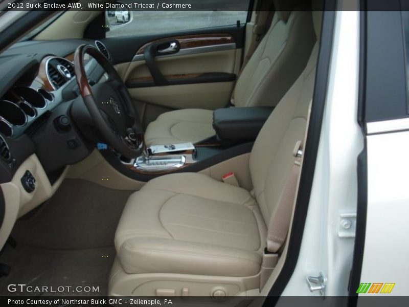 White Diamond Tricoat / Cashmere 2012 Buick Enclave AWD