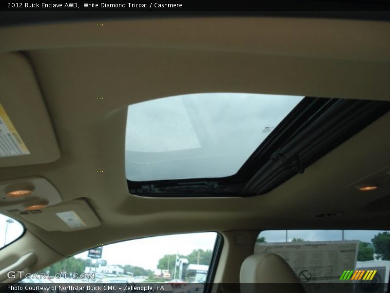 White Diamond Tricoat / Cashmere 2012 Buick Enclave AWD