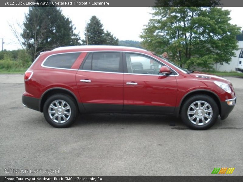 Crystal Red Tintcoat / Cashmere 2012 Buick Enclave AWD