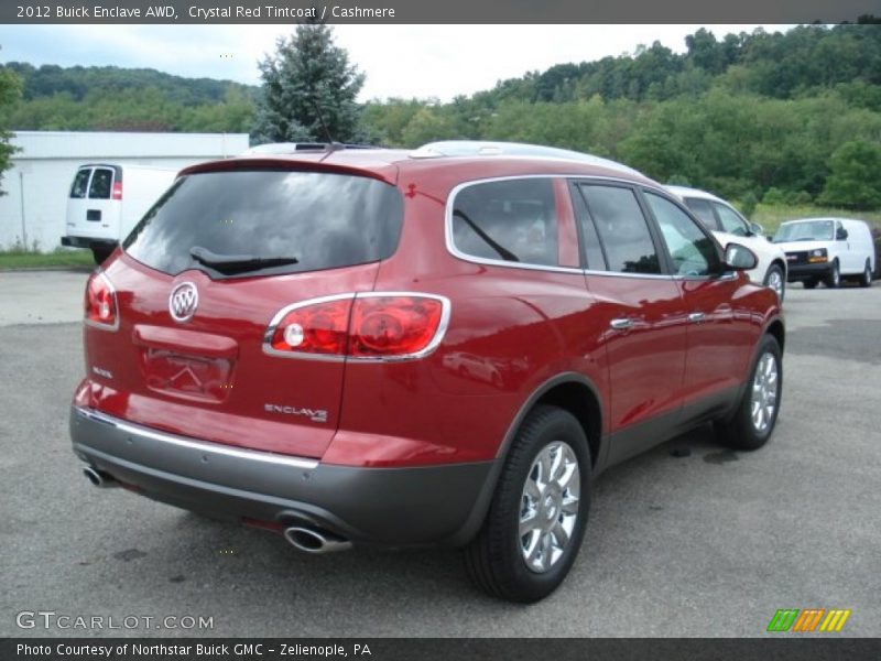 Crystal Red Tintcoat / Cashmere 2012 Buick Enclave AWD