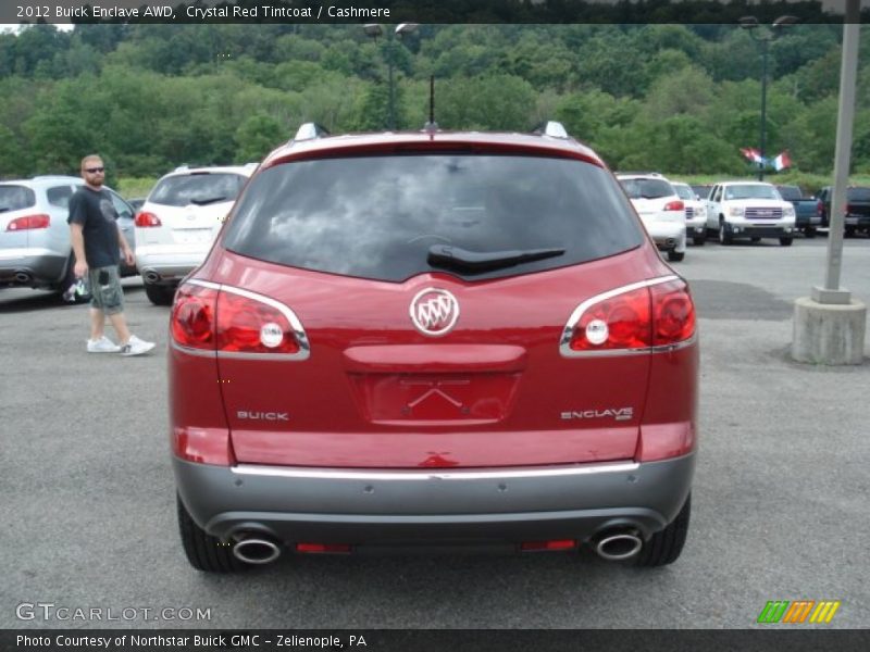 Crystal Red Tintcoat / Cashmere 2012 Buick Enclave AWD