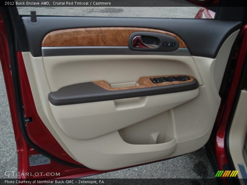 Crystal Red Tintcoat / Cashmere 2012 Buick Enclave AWD