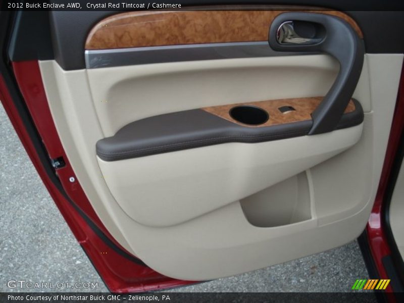 Crystal Red Tintcoat / Cashmere 2012 Buick Enclave AWD