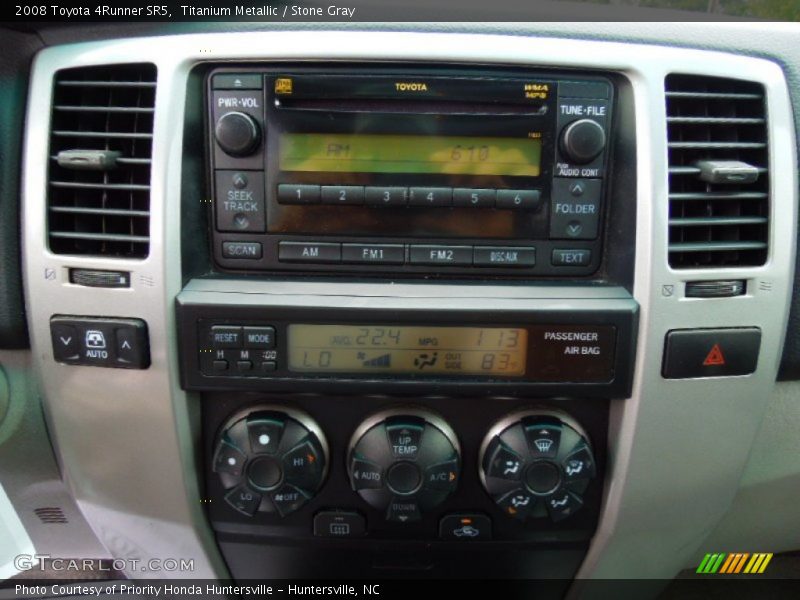 Titanium Metallic / Stone Gray 2008 Toyota 4Runner SR5