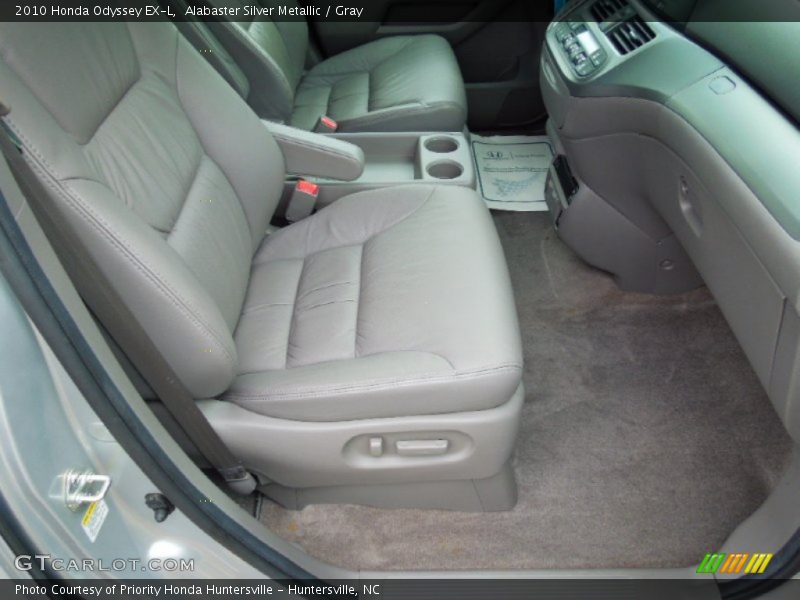 Alabaster Silver Metallic / Gray 2010 Honda Odyssey EX-L