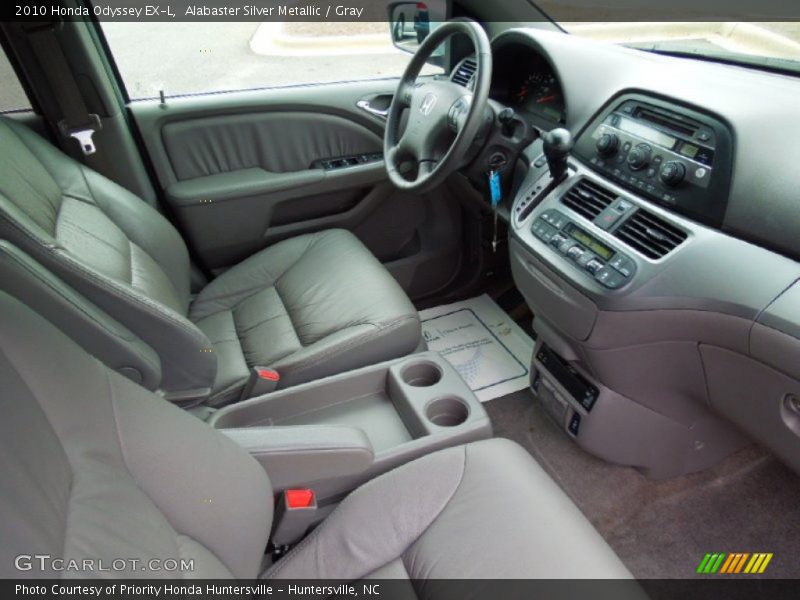 Alabaster Silver Metallic / Gray 2010 Honda Odyssey EX-L