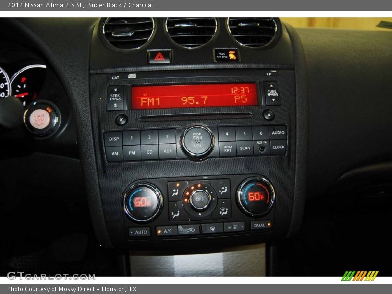 Super Black / Charcoal 2012 Nissan Altima 2.5 SL