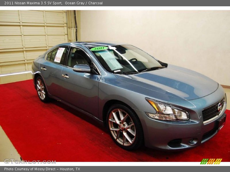 Ocean Gray / Charcoal 2011 Nissan Maxima 3.5 SV Sport