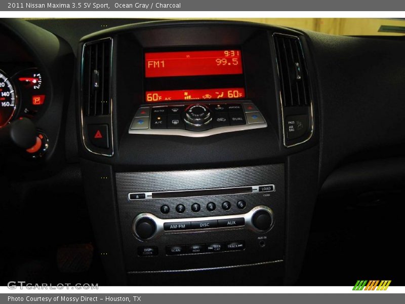 Ocean Gray / Charcoal 2011 Nissan Maxima 3.5 SV Sport