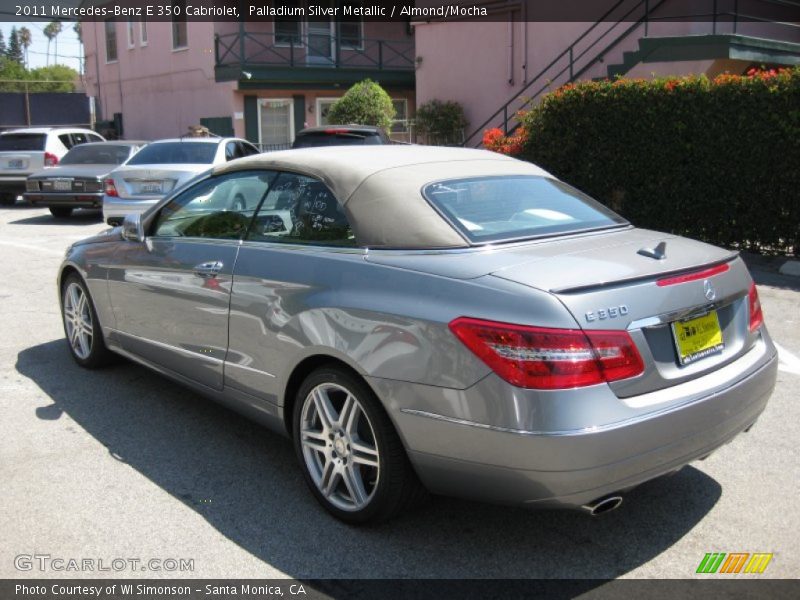 Palladium Silver Metallic / Almond/Mocha 2011 Mercedes-Benz E 350 Cabriolet