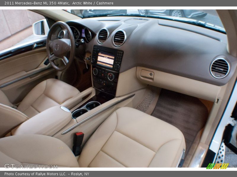 Arctic White / Cashmere 2011 Mercedes-Benz ML 350 4Matic