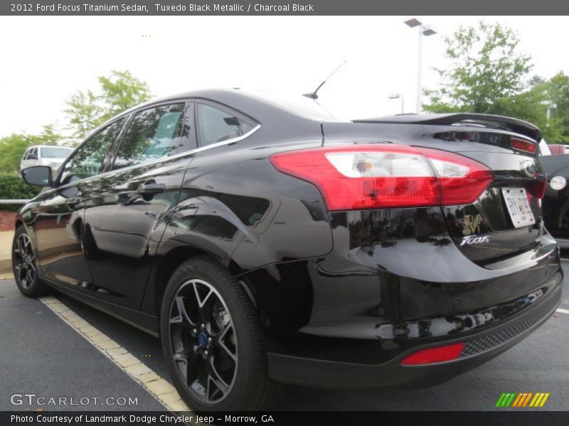 Tuxedo Black Metallic / Charcoal Black 2012 Ford Focus Titanium Sedan