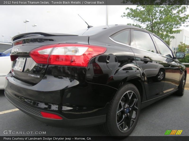 Tuxedo Black Metallic / Charcoal Black 2012 Ford Focus Titanium Sedan