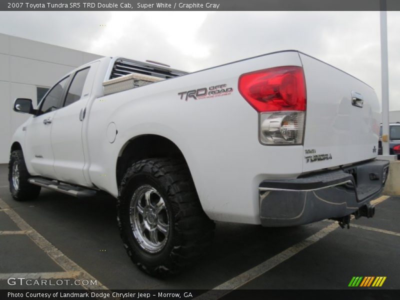 Super White / Graphite Gray 2007 Toyota Tundra SR5 TRD Double Cab