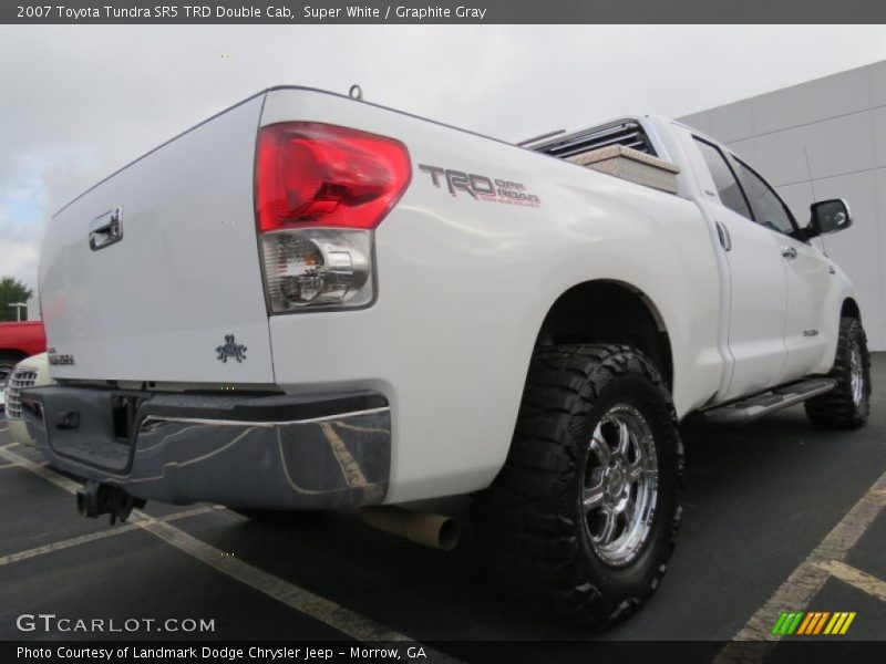 Super White / Graphite Gray 2007 Toyota Tundra SR5 TRD Double Cab