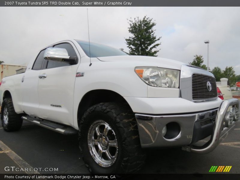 Super White / Graphite Gray 2007 Toyota Tundra SR5 TRD Double Cab