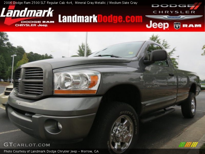 Mineral Gray Metallic / Medium Slate Gray 2006 Dodge Ram 2500 SLT Regular Cab 4x4
