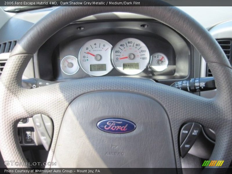 Dark Shadow Grey Metallic / Medium/Dark Flint 2006 Ford Escape Hybrid 4WD