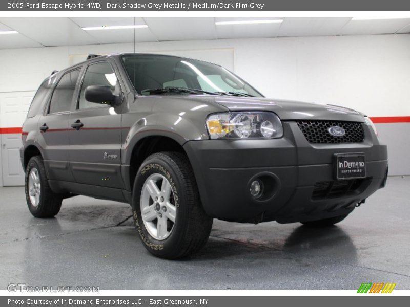 Dark Shadow Grey Metallic / Medium/Dark Flint Grey 2005 Ford Escape Hybrid 4WD